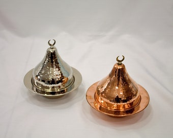 Handmade Copper Candy Holder, Turkish delight, candy, copper, traditional