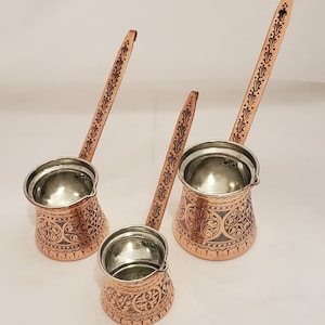 NEW Turkish Copper Coffee Maker, Copper Cezve, Turkish Cezve, Turkish Coffee Maker,  Coffee Pot, Coffee Maker, Hammered Coffee Pot