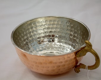 Handmade Copper Drinking Cup, copper mug, copperware, drinkware, copper cup, copper drinkware, hammered copper, hammered cup