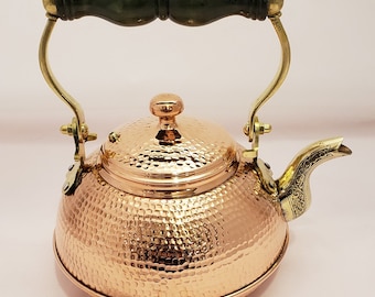 Handmade Wide Copper Kettle