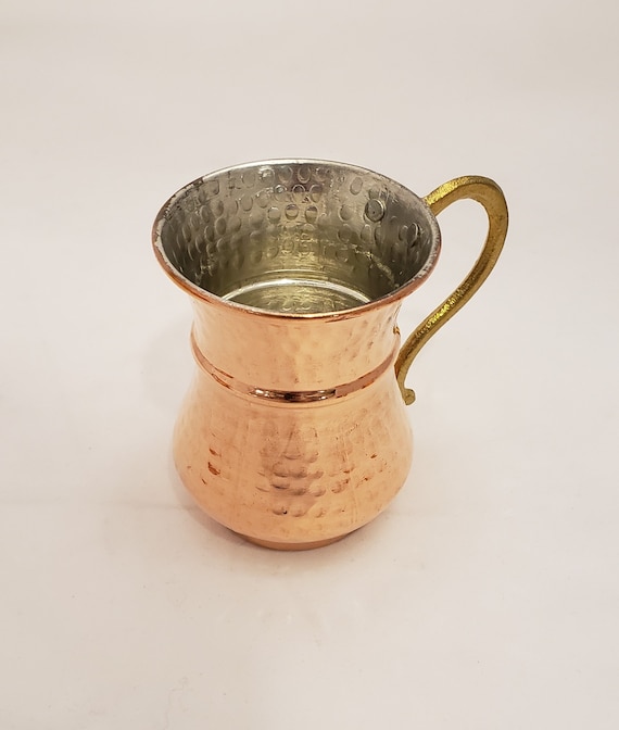 Japanese Double Wall Pure Copper Mug Coffee Cup 250ml 8.5oz