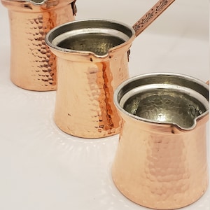 NEW Turkish Copper Coffee Maker, Copper Cezve, Turkish Cezve, Turkish Coffee Maker,  Coffee Pot, Coffee Maker, Hammered Coffee Pot