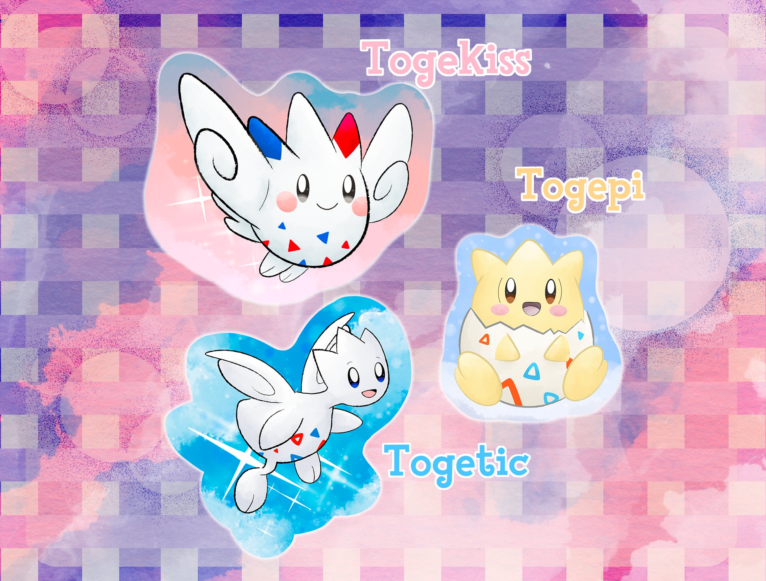 Togepi Evolution Wallpaper