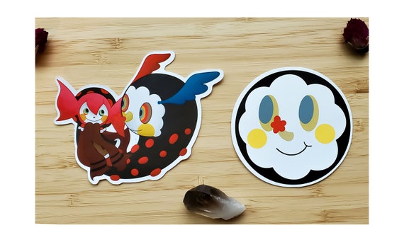 Charlotte Bebe Madoka Magica Stickers Anime Matte Gloss Etsy