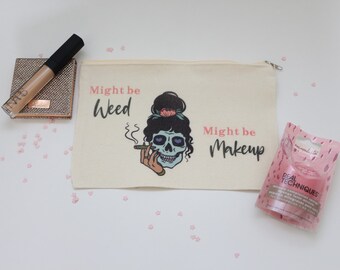 Weed Makeup Bag Etsy