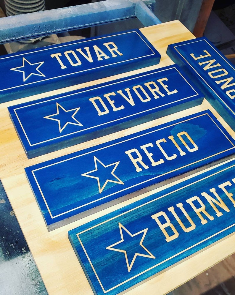 Vaqueros de Dallas personalizados firman-Dallas | Etsy