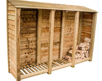 XL Tall Log Store, Heavy Duty Pressure Treated