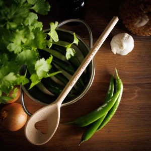 Wooden cooking spoon · Cooking spoon with engraving · Wooden cooking spoon · Wooden spoon · Kitchen helper · Kitchen decoration · Gifts for grandma · Gifts for mom