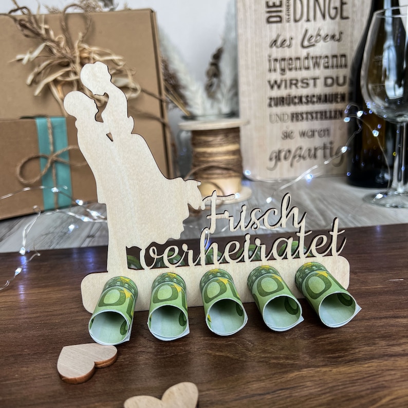 Unusual cash gift for a wedding · Wedding gifts · Original cash gifts · Wedding gift · Newly married image 1