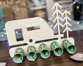 Cadeau en espèces pour campeurs · Cadeau d'anniversaire · Cadeaux en espèces originaux · Cadeaux en espèces · Cadeaux pour caravanes en bois