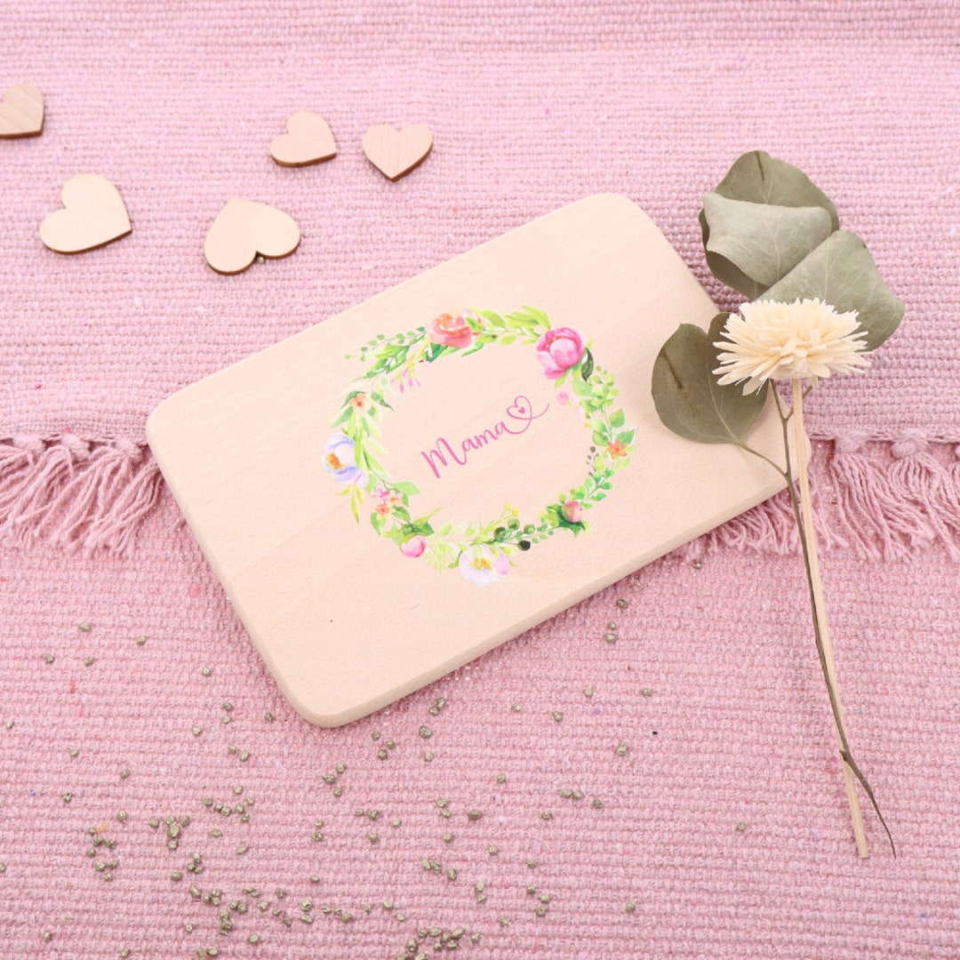 Tabla De Cortar De Bambú Grabada Láser Forma De Árbo... | Envío Gratis