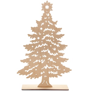 Decorative Christmas tree made of wood · Wooden Christmas tree for standing · Table decoration · Wooden decoration · Decorative figure · Christmas tree · Christmas decoration · Christmas