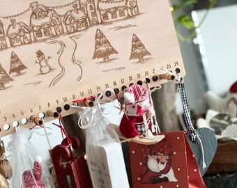 Advent calendar "Christmas time full of anticipation" Branch | Christmas | Christmas season | Creative gift | Pre-Christmas season