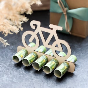 Gift idea | Racing bike cash gift | Wooden cash gifts | Racing bike voucher | Gifts for cyclists | Gifts for racing cyclists