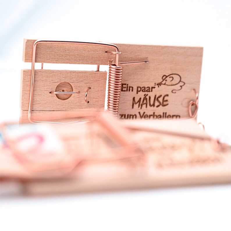 Mausefalle Geldgeschenk mit Sprüchen witzige Geschenkidee zu Etsy.de