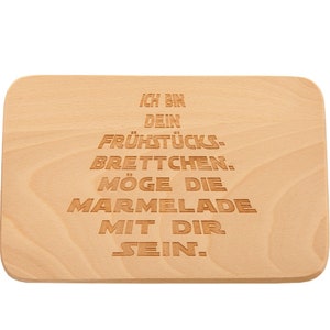Breakfast board &quot;I am your breakfast board&quot;