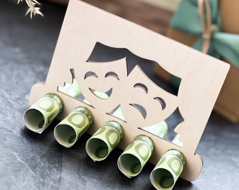 Cadeau pour une comédie musicale | Cadeau en bois | Bon pour une comédie musicale | Cadeau pour le théâtre | Cadeau musical