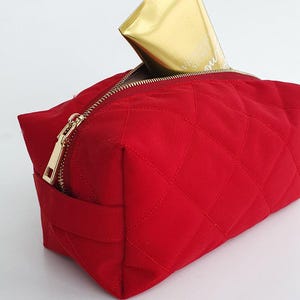 Borsa cosmetica rossa