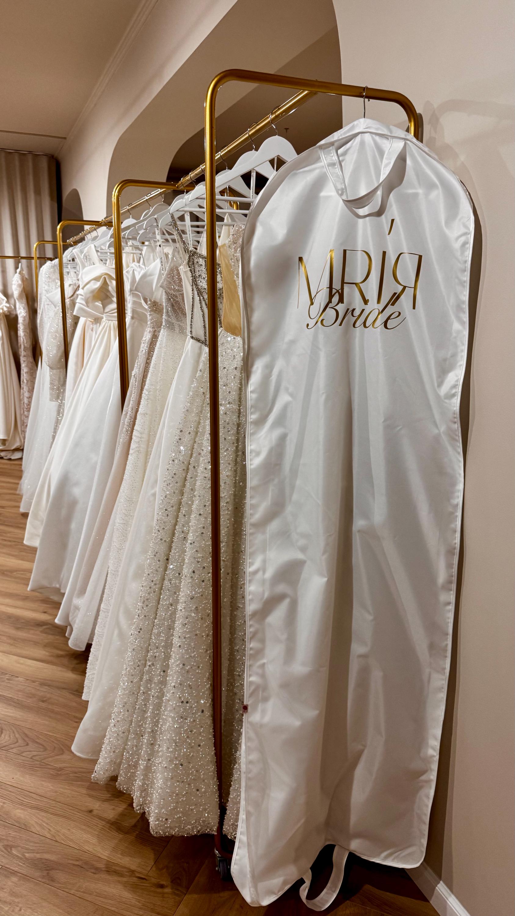 Borsa Porta Abiti Da Sposa Lunga 182 Cm - Copriabito Con Cerniera E Tasca Trasparente, Viaggio E Conservazione - 2