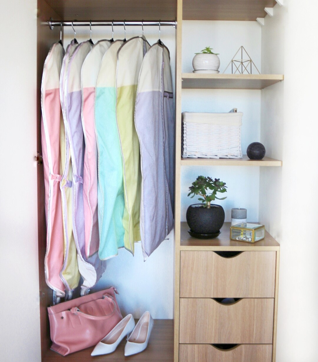 Women's Hanging Garment Bag for Dress Dress Bright Color Etsy