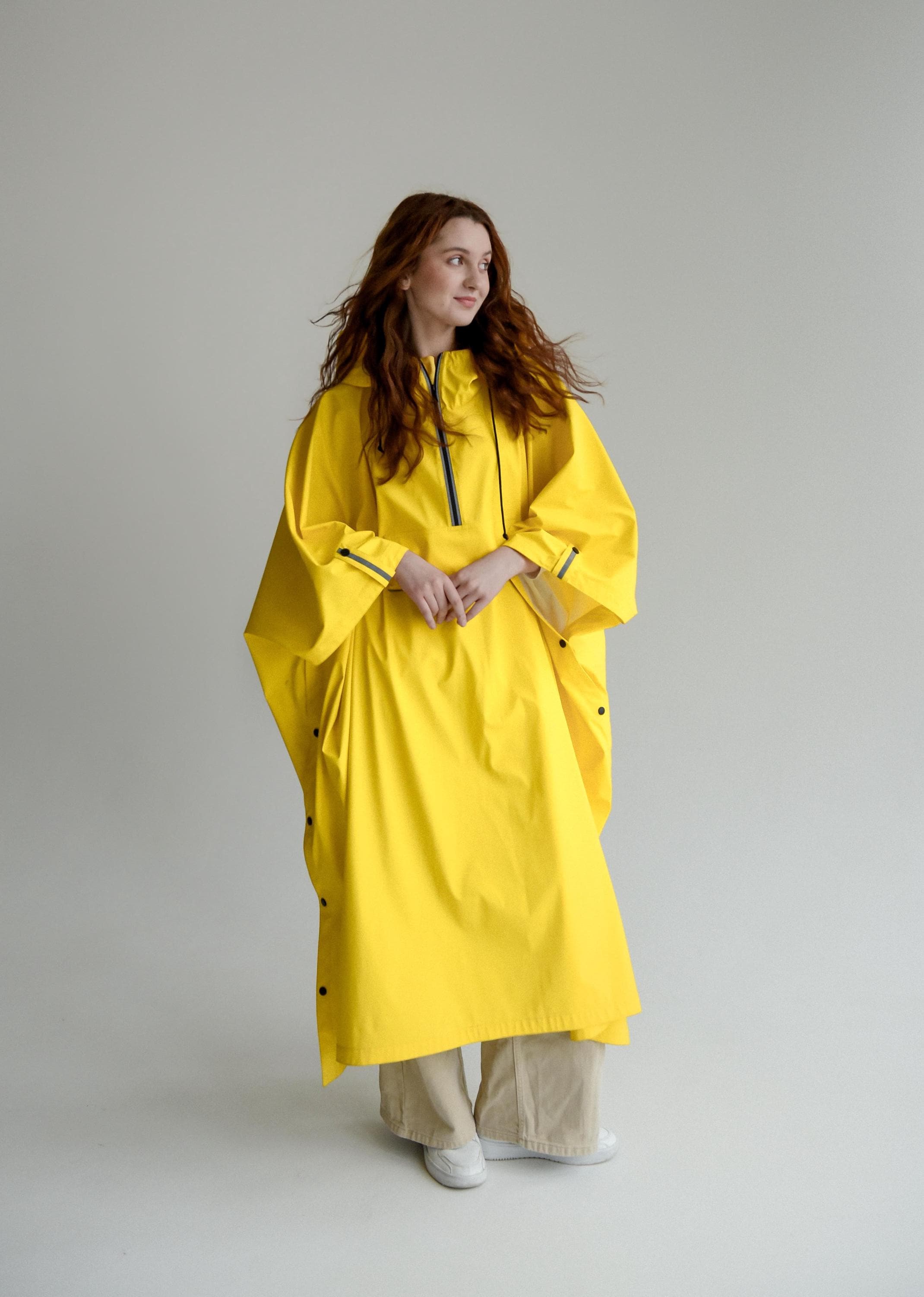 Latex Gummierte Regenmantel Latex Poncho