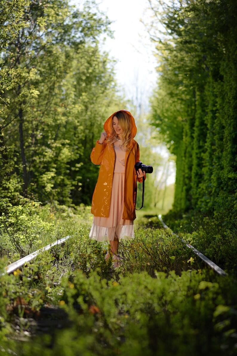 Women's Yellow Raincoat Premium Quality Water Resistant Etsy