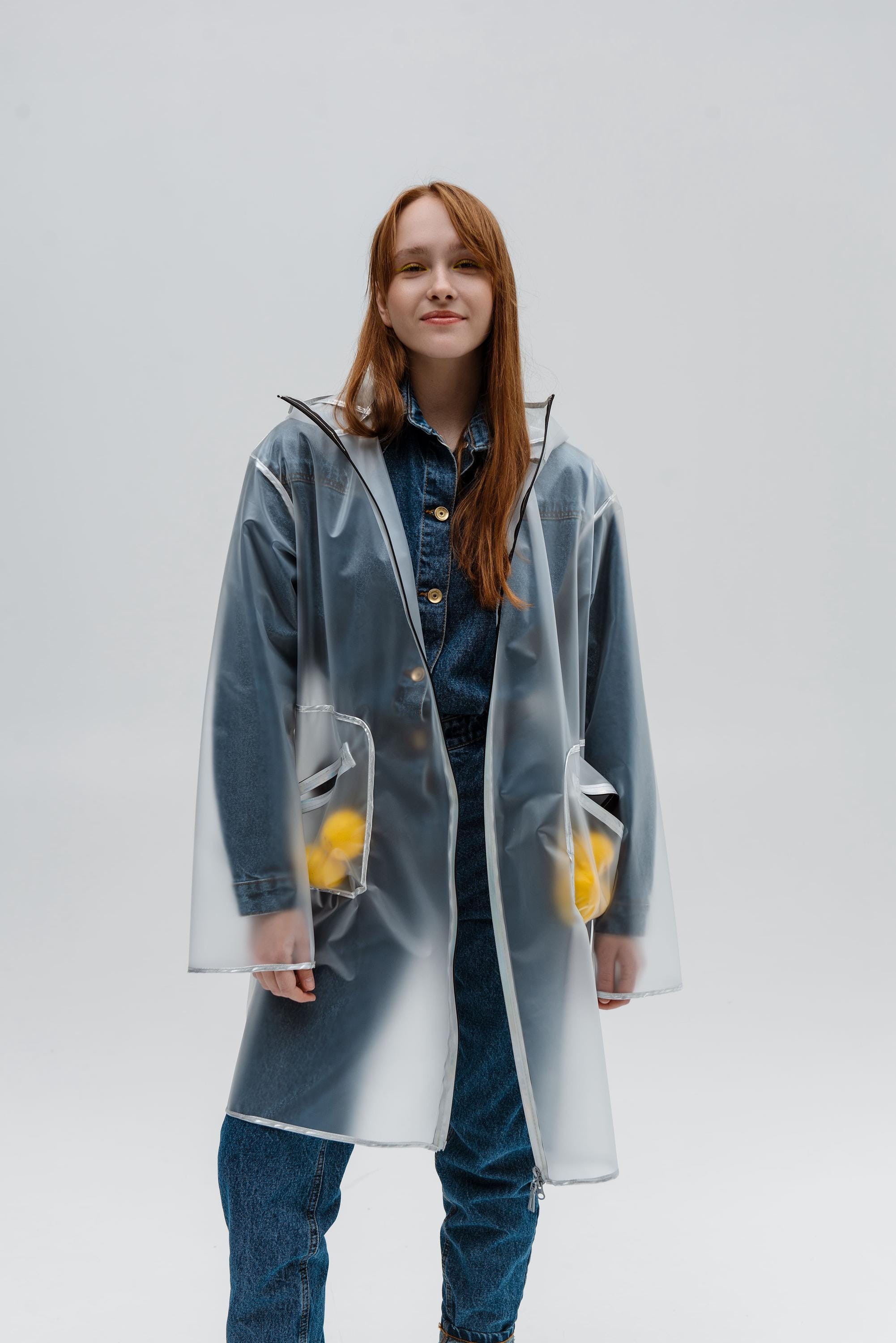 【美品】RAINMAKER - SHADOWSTRIPE HOODEDCOAT Valmenier Raincoat with Retractable Hood – Alpenhaus
