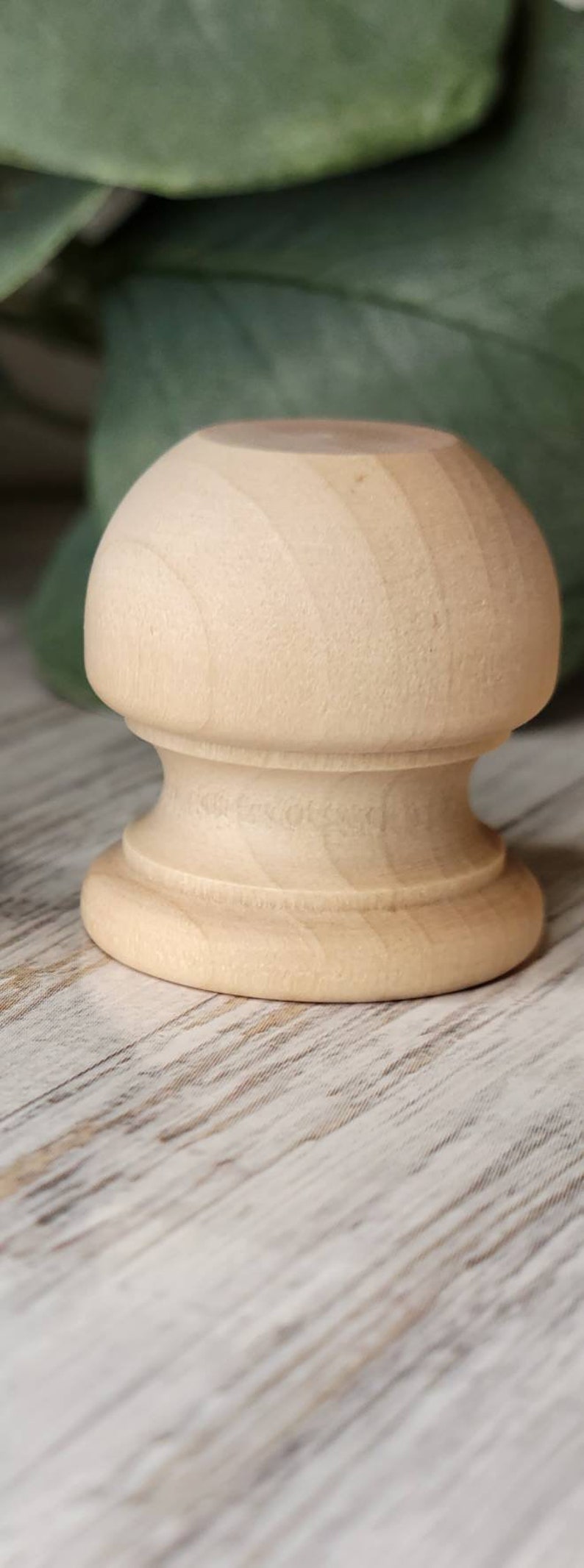 Dowel Caps Wood Dowel Rod Finials, 11/16 Inch Tall, 1/2 Hole Etsy UK