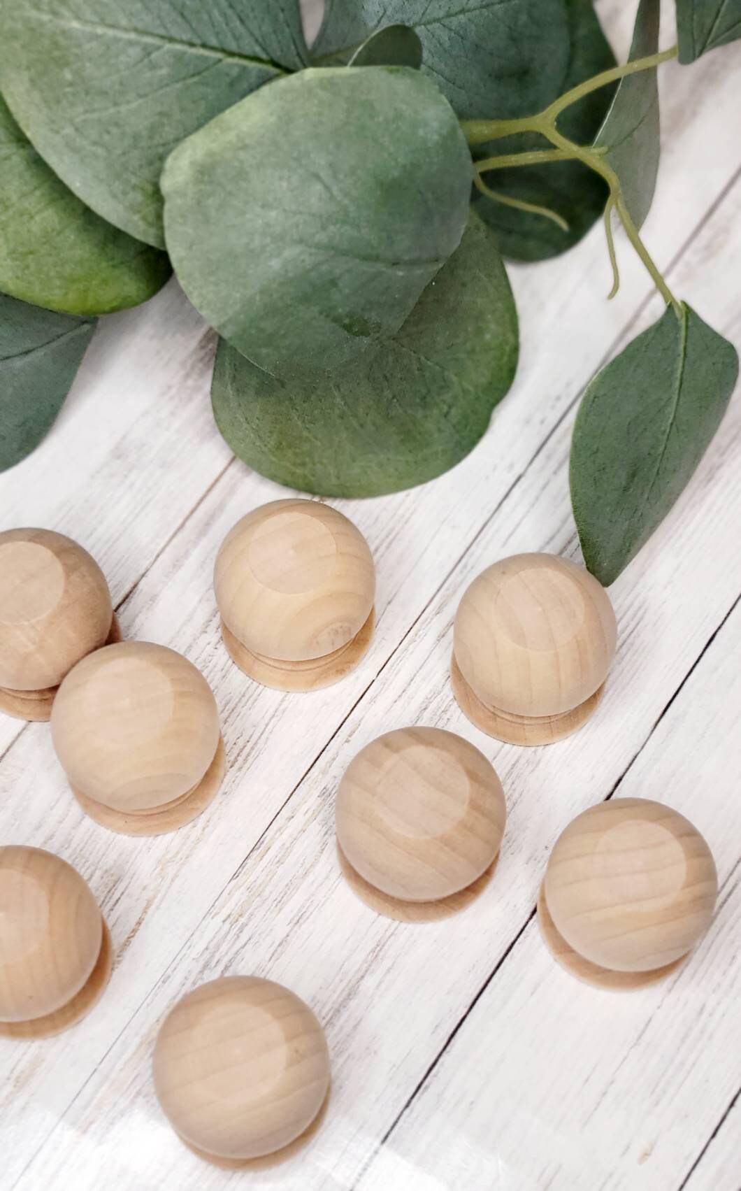 Dowel Caps Wood Dowel Rod Finials, 11/16 Inch Tall, 1/2 Hole Etsy UK