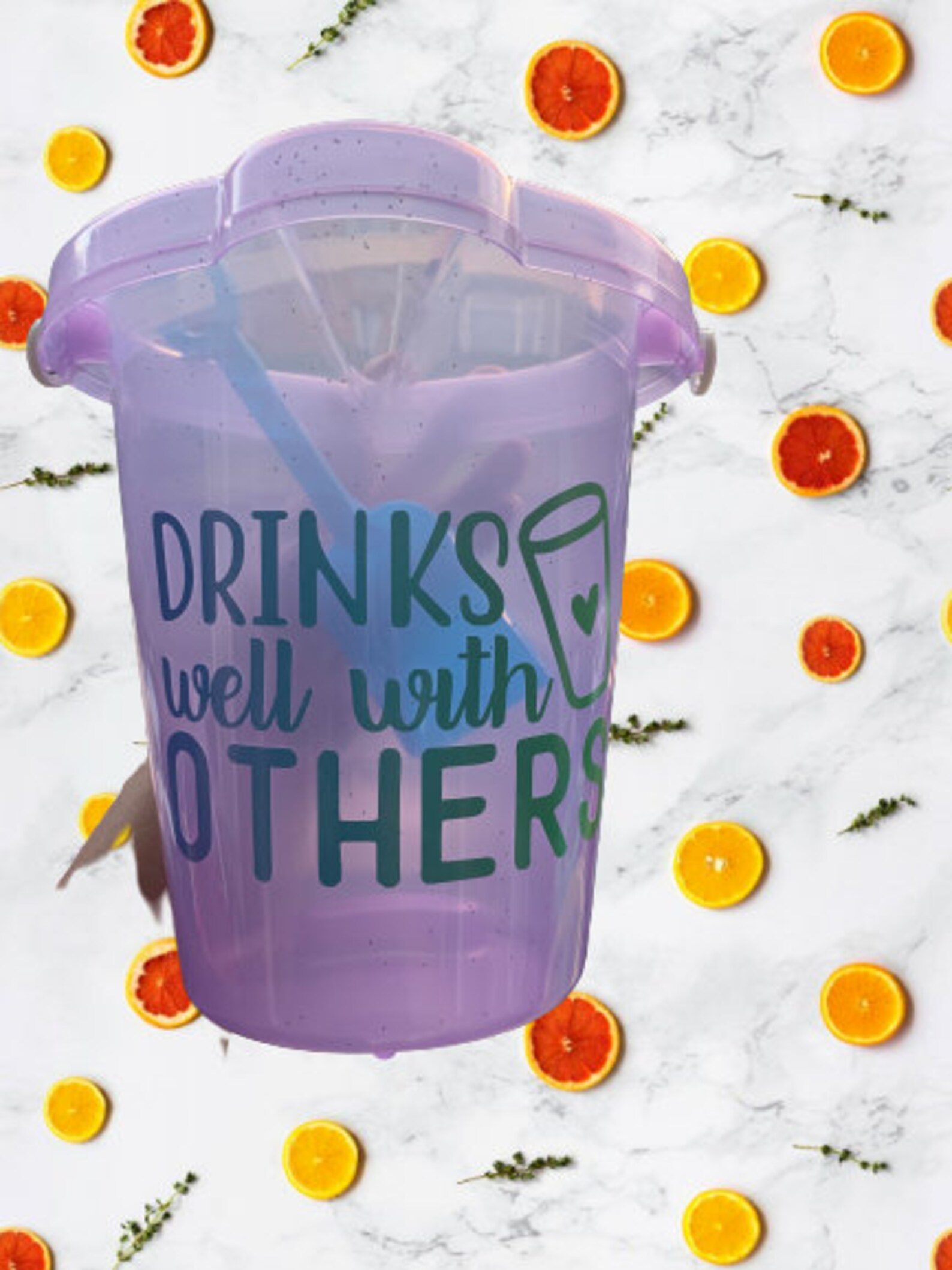 Personalized Cocktail Sand Buckets Beach Pail Drink Bucket Etsy