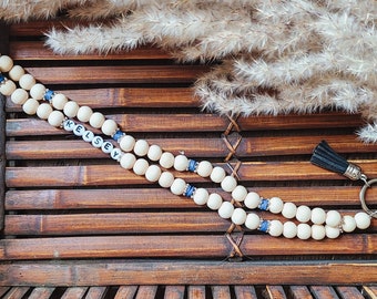 Lanyard, Wood Bead Lanyard, Teacher Lanyard, Teacher Gift, Personalized Lanyard, Lanyard with name, Custom Gifts, Custom Color Lanyard