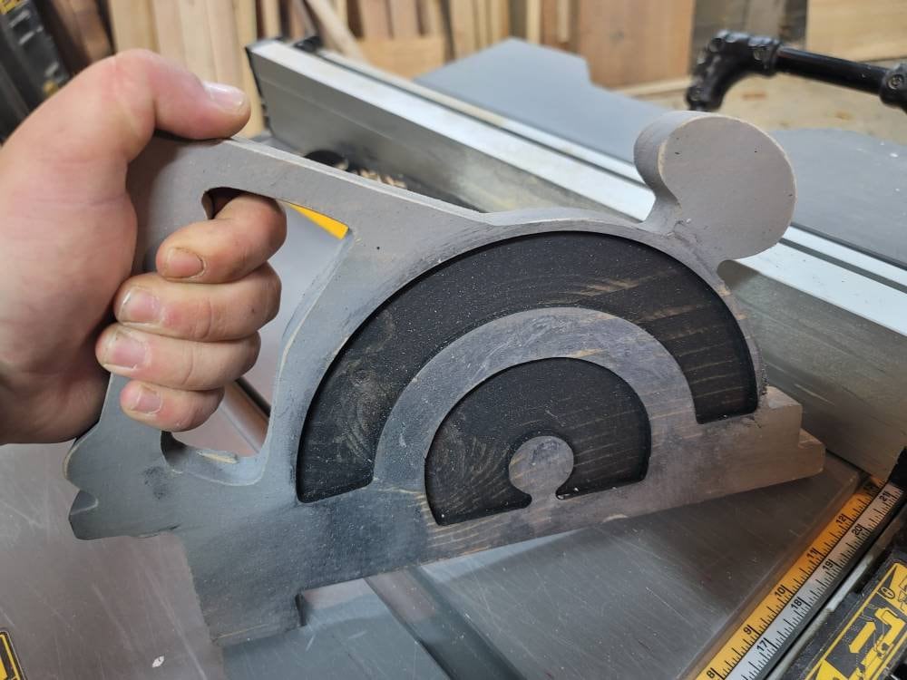 Circular Saw Shaped Push Stick / Table Saw Push Stick / Router Etsy