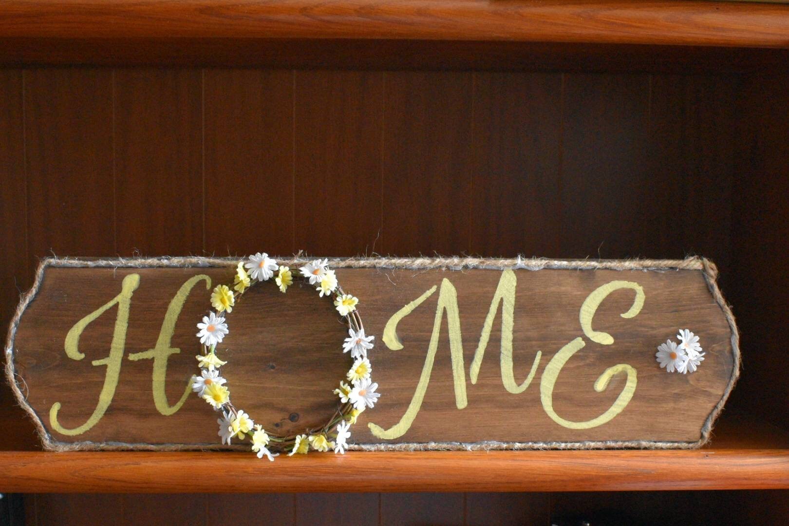 Rustic Home sign Wooden Home sign wall decor Home sign Wall Etsy