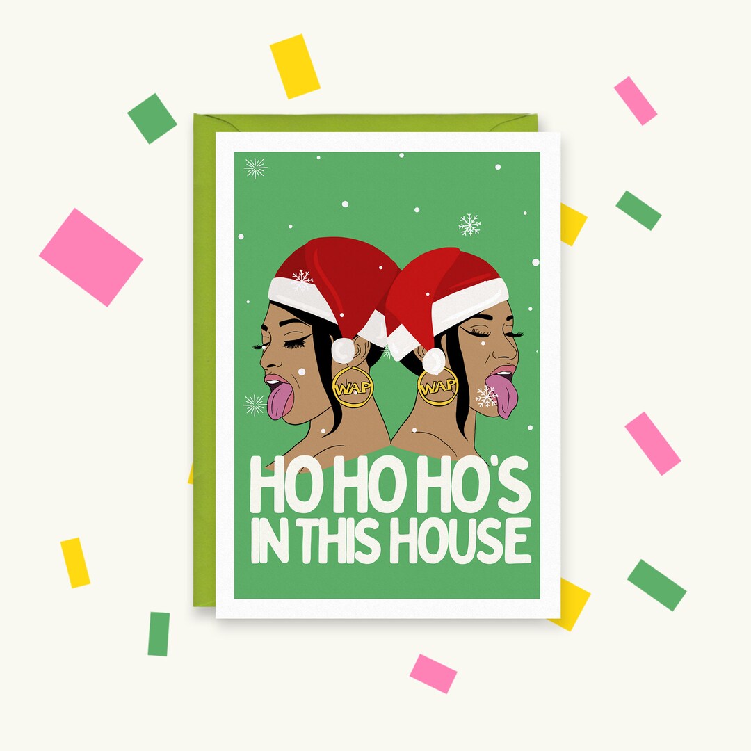 WAPPY Christmas - Cardi B Rude Christmas Card - Christmas - Cardi B - Rude  Christmas, Funny Cards - Christmas Card - Meg Thee Stallion - Etsy