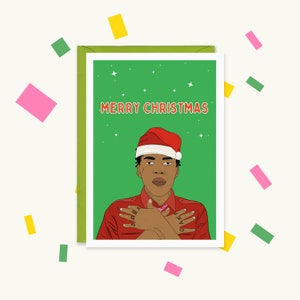 Vybz Kartel-kerstkaart - Vybz Kartel-kaart - One Man To Mi Pumpum - Vanessa Bling - Bashment Card - Jamaicaanse kerstkaart