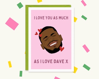 Santan Dave Valentine's Card: UK Rapper Love Card