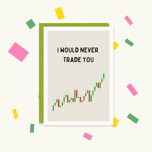 Ich würde nie mit Ihnen tauschen Karte - Bitcoin Karte - Krypto-Sammelkarte - Geschenk für Trader - Niedliche Karte für Ihn - Krypto-Investor-Geburtstagskarte