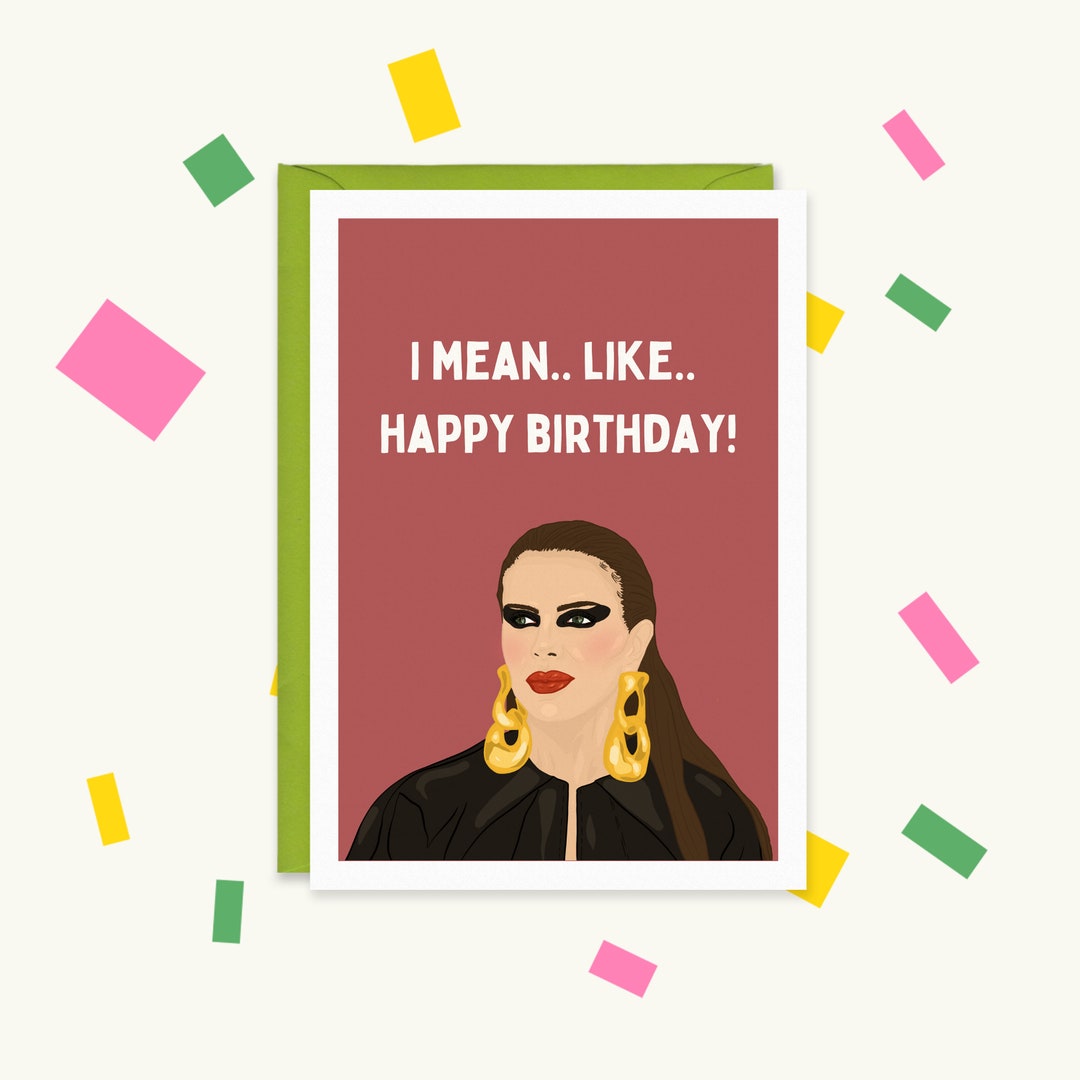 Julia Fox Julia Fox Birthday Card Julia Fox Card Julia Fox Fan