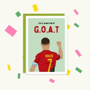 Carte Cristiano Ronaldo - Portugal Coupe du monde 2022 - Carte Ronaldo - Coupe du monde Ronaldo - Carte d'anniversaire Ronaldo - Anniversaire Ronaldo - Ronaldo