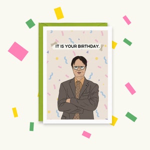 Dwight Schrute Birthday Card - The Office US - Funny Birthday Gift