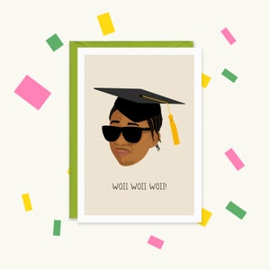 Carte de voeux Digga D - Digga D Graduation Card - UK Drill carte de voeux - UK Drill carte - UK Rap carte - Carte de fin d'études UK Drill scène