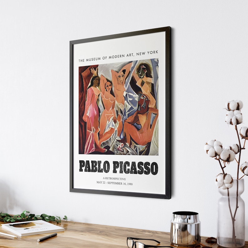 Pablo Picasso Exhibition Poster Picasso Art Print Museum Etsy