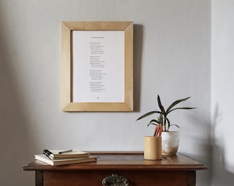 Wrestling Matches - Poetry Print