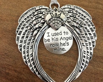 Adorno conmemorativo: "Yo era su ángel" en recuerdo de papá [Exc. 34]