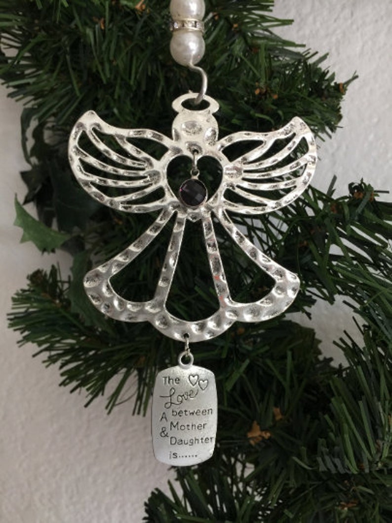 Angel Ornament Mother Daughter Gift Mother and Daughter Christmas Ornament Mother-Daughter Christmas Ornament Angel Christmas Ornament