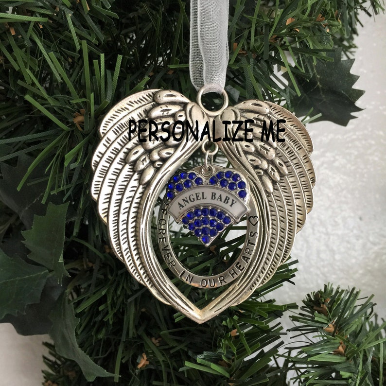Angel Baby Christmas Ornament Memorial Ornament Guardian  Etsy