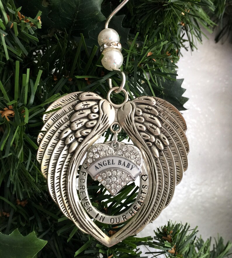 Angel Baby Christmas Ornament Memorial Ornament Guardian  Etsy