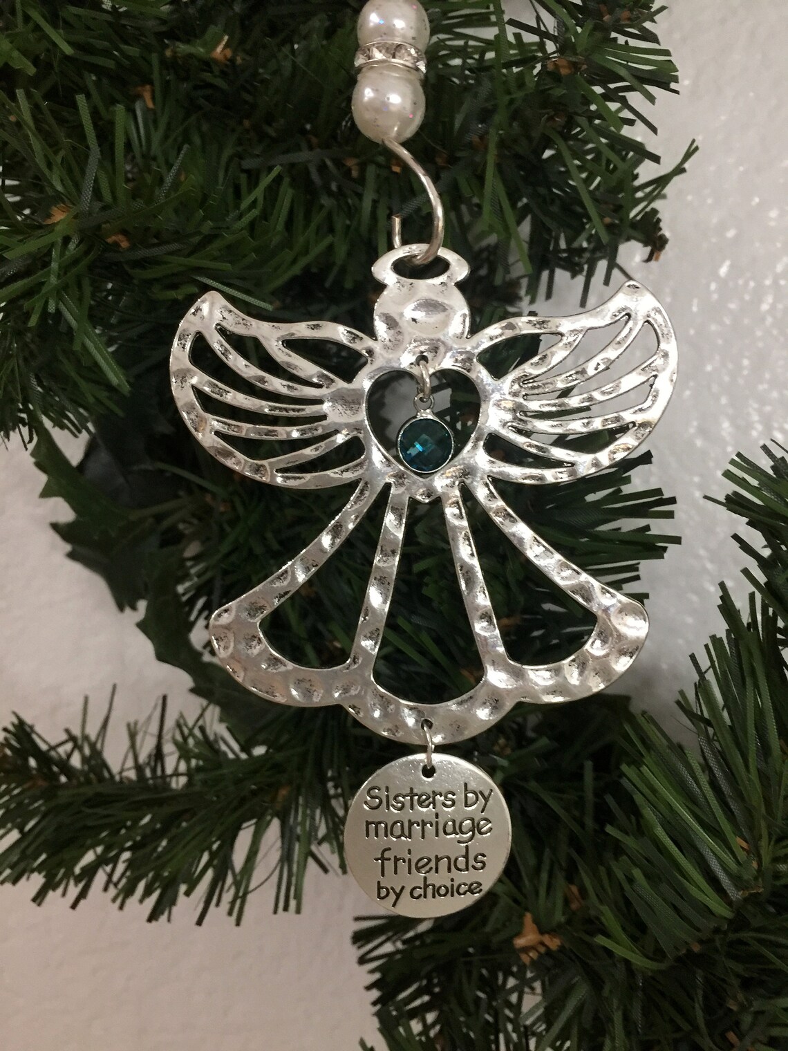 Sister in Law Ornament Angel Ornament Sisters by Marriage Etsy