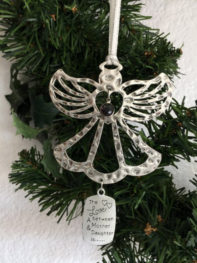 Angel Ornament Mother Daughter Gift Mother and Daughter Christmas Ornament Mother-Daughter Christmas Ornament Angel Christmas Ornament