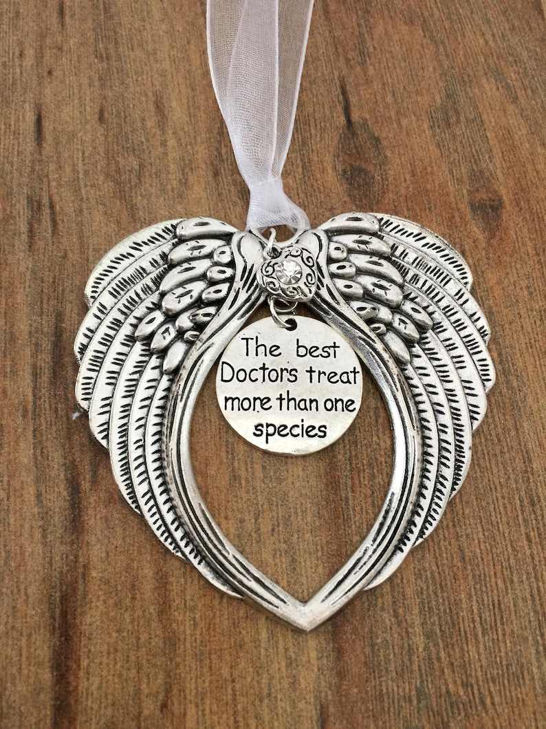 Veterinarian Ornament Angel Wing Vet Ornament Guardian Angel Etsy